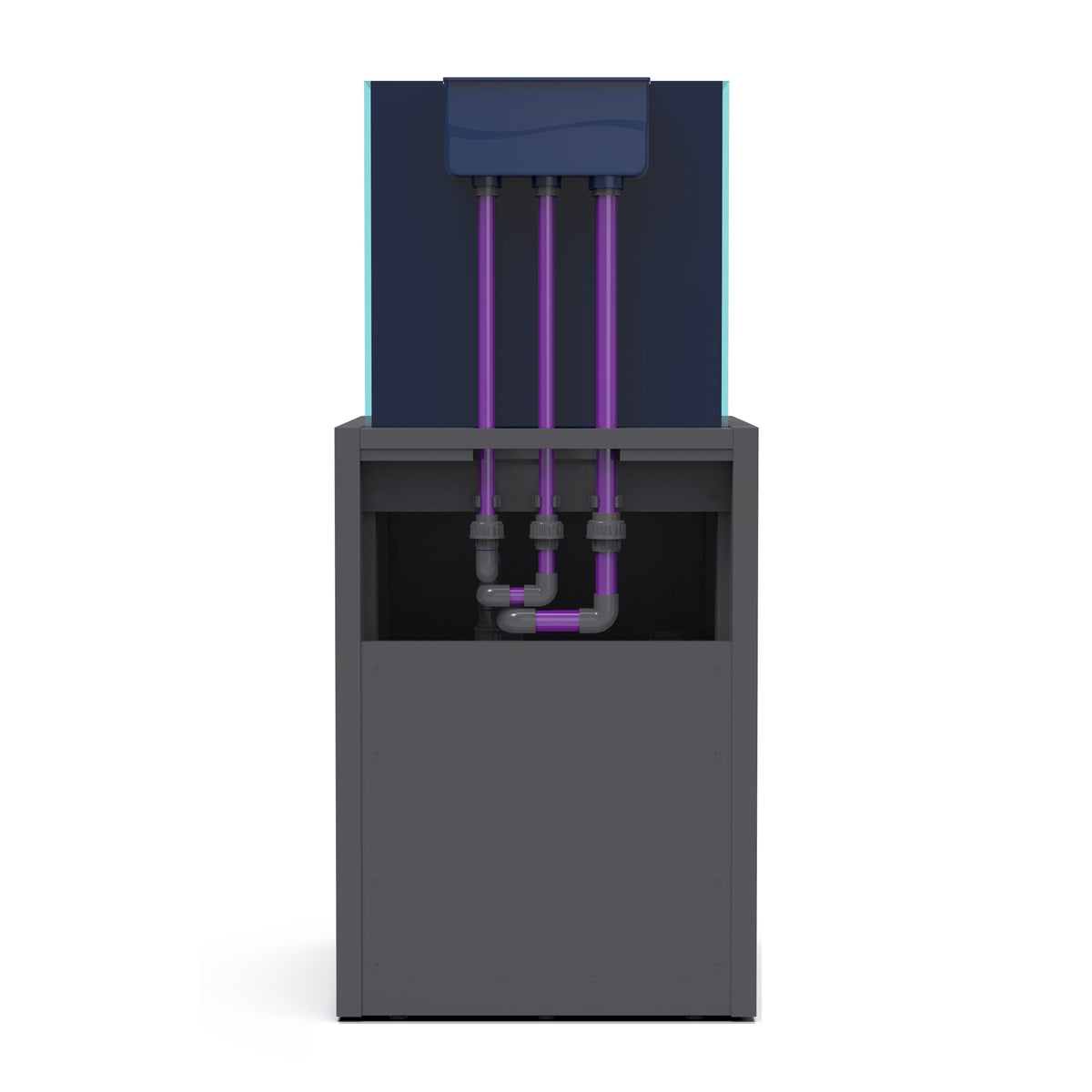 NYOS OPUS G2 200 Pro-Line with Grey Cabinet (Aquarium, Plumbing, Sump & Stand Kit)