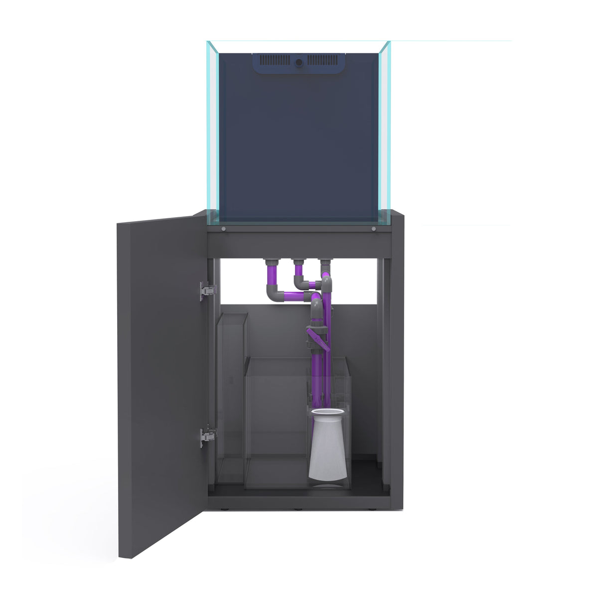 NYOS OPUS G2 200 Pro-Line with Grey Cabinet (Aquarium, Plumbing, Sump & Stand Kit)