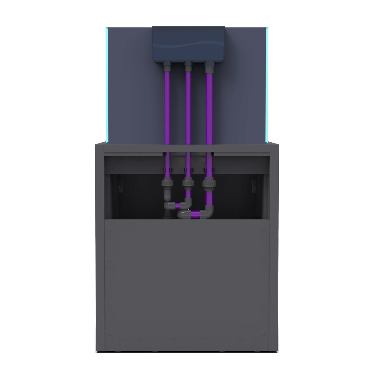 NYOS OPUS G2 250 Pro-Line with Grey Cabinet (Aquarium, Plumbing, Sump & Stand Kit)