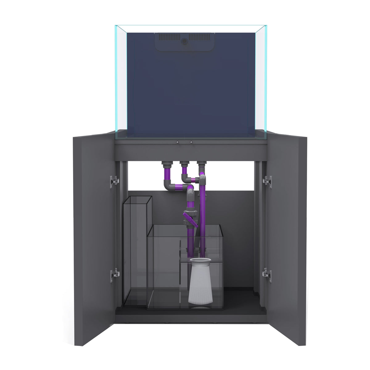 NYOS OPUS G2 250 Pro-Line with Grey Cabinet (Aquarium, Plumbing, Sump & Stand Kit)