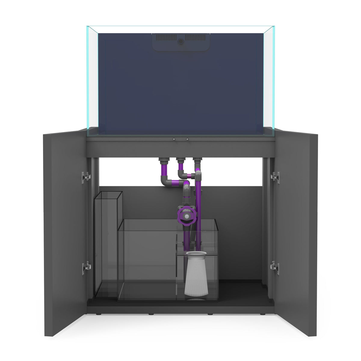 NYOS OPUS G2 300 Pro-Line with Grey Cabinet (Aquarium, Plumbing, Sump & Stand Kit)