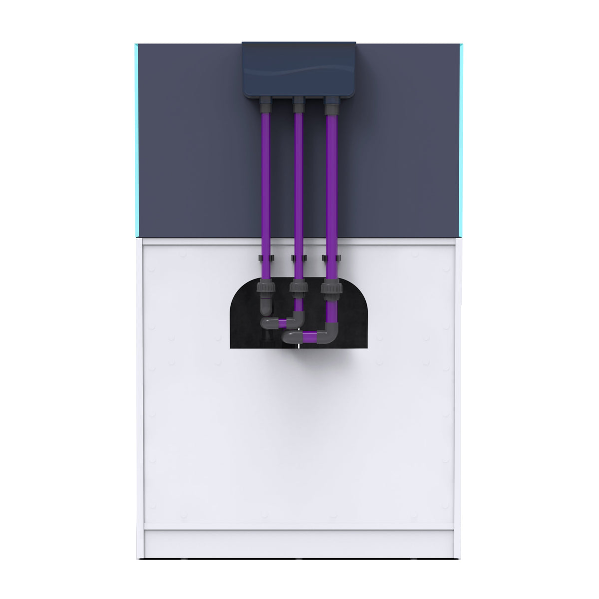 NYOS OPUS G2 300 Slim-Line with White Cabinet (Aquarium, Plumbing, Sump & Stand Kit)