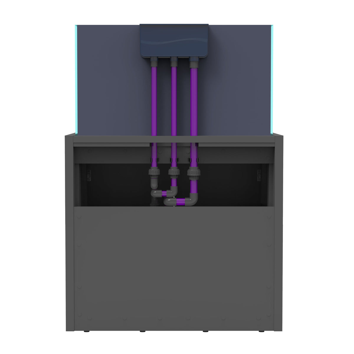NYOS OPUS G2 300 Pro-Line with Grey Cabinet (Aquarium, Plumbing, Sump & Stand Kit)