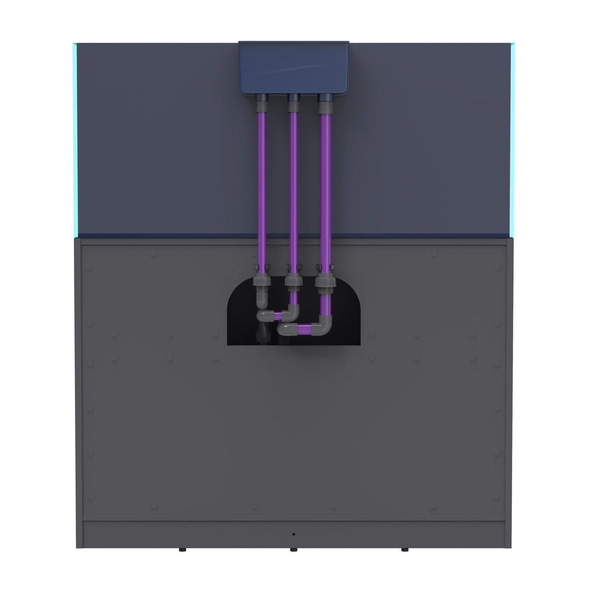 NYOS OPUS G2 440 Slim-Line with Grey Cabinet (Aquarium, Plumbing, Sump & Stand Kit)